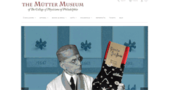 Desktop Screenshot of muttermuseumstore.org